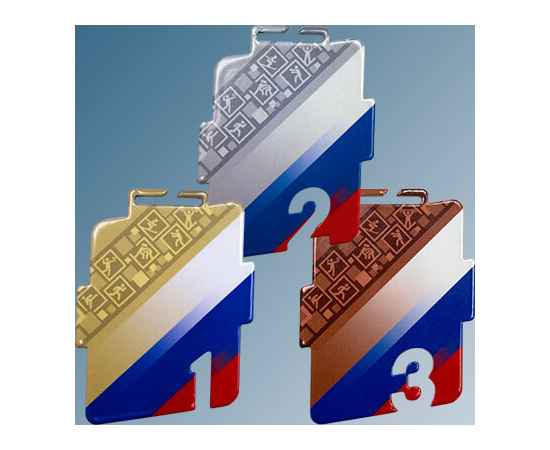 3656-132 Комплект медалей Родослав 80мм (3 медали), изображение 4