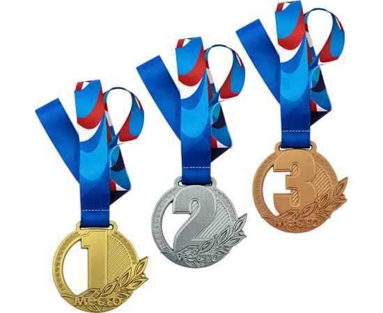 3659-000 Комплект медалей Атланта 70мм (3 медали), изображение 2