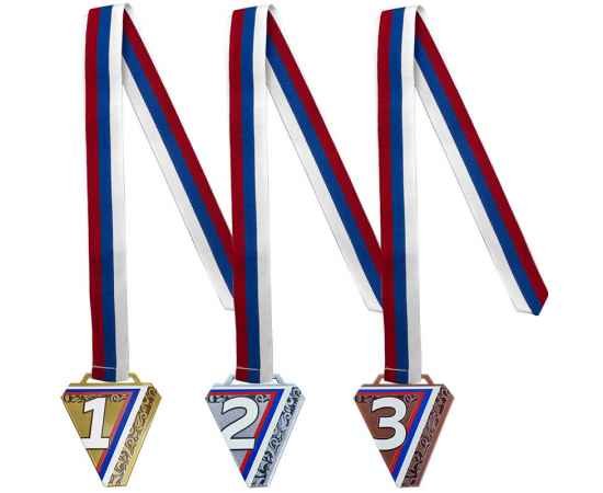 3663-000 Комплект медалей Мефодий 70мм (3 медали), изображение 3