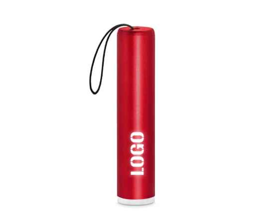 Брелок-фонарик Laiton с подсветкой Logo, красный, изображение 2