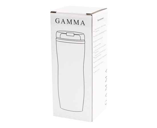 Термокружка Gamma, матовый, белый, изображение 3
