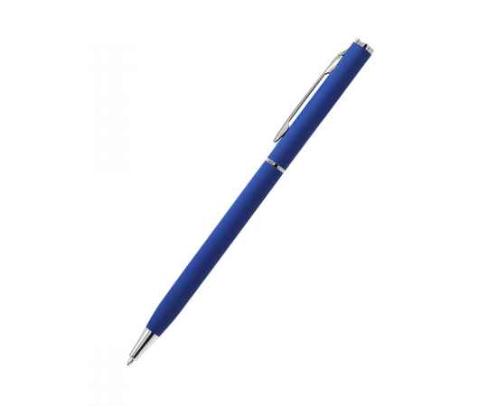 Ручка металлическая Tinny Soft софт-тач, тёмно-синяя, изображение 3