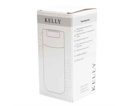 Вакуумная герметичная термокружка Kelly, красная, Объем: 450 мл, изображение 4