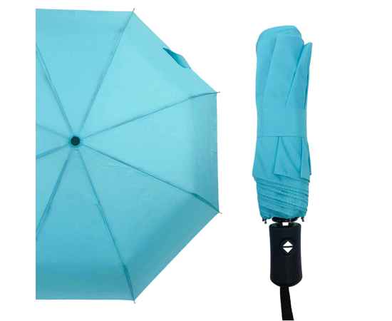 Автоматический противоштормовой зонт Vortex, морская волна, Цвет: морская волна, изображение 3