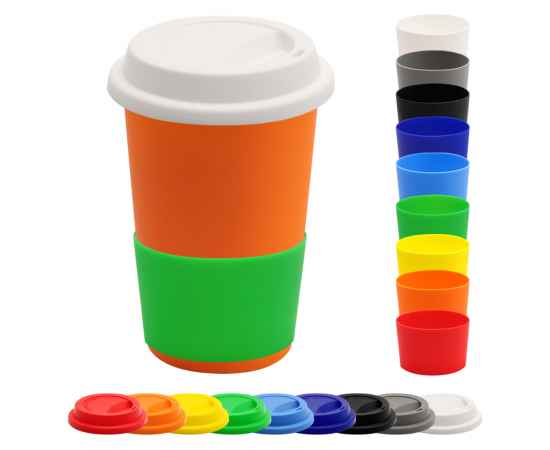 Кружка керамическая Magic, софт-тач, оранжевый, Цвет: оранжевый, Объем: 420 мл, изображение 2