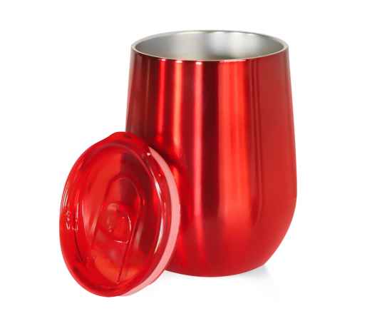 Термокружка с двойной стенкой Coffixx, красная, Цвет: красный, Объем: 350 мл, изображение 2