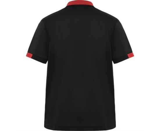 Футболка поло SAMURAI мужская, ЧЕРНЫЙ/КРАСНЫЙ S, Цвет: черный/красный, изображение 2