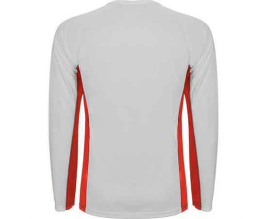Спортивная футболка SHANGHAI L/S мужская, БЕЛЫЙ/КРАСНЫЙ S, Цвет: белый/красный, изображение 2