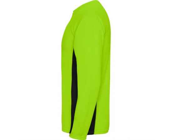 Спортивная футболка SHANGHAI L/S мужская, ФЛУОРЕСЦЕНТНЫЙ ЗЕЛЕНЫЙ/ЧЕРНЫЙ S, Цвет: Флуоресцентный зеленый/Черный, изображение 3