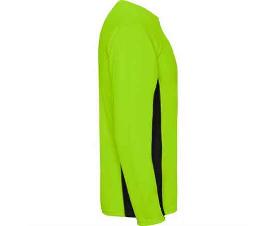Спортивная футболка SHANGHAI L/S мужская, ФЛУОРЕСЦЕНТНЫЙ ЗЕЛЕНЫЙ/ЧЕРНЫЙ S, Цвет: Флуоресцентный зеленый/Черный, изображение 4