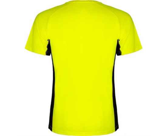 Спортивная футболка SHANGHAI мужская, ФЛУОРЕСЦЕНТНЫЙ ЖЕЛТЫЙ/ЧЕРНЫЙ S, Цвет: Флуоресцентный желтый/Черный, изображение 2