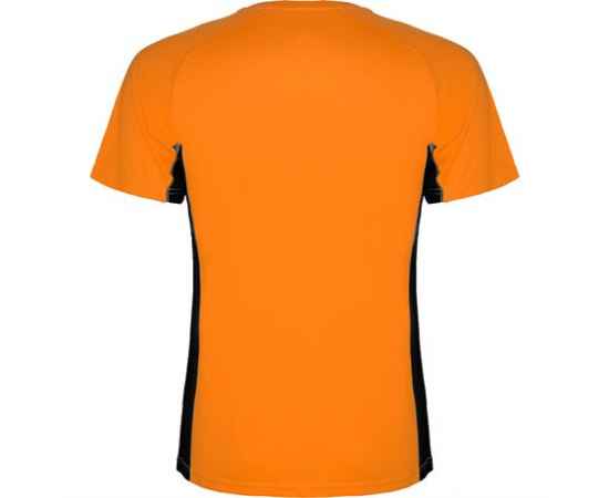 Спортивная футболка SHANGHAI мужская, ФЛУОРЕСЦЕНТНЫЙ ОРАНЖЕВЫЙ/ЧЕРНЫЙ S, Цвет: Флуоресцентный оранжевый/Черный, изображение 2