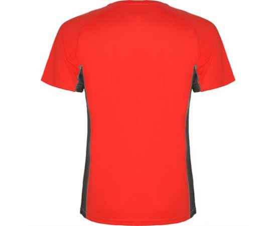 Спортивная футболка SHANGHAI мужская, КРАСНЫЙ/ТЕМНЫЙ ГРАФИТ S, Цвет: Красный/Темный графит, изображение 2