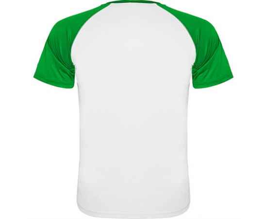 Спортивная футболка INDIANAPOLIS мужская, БЕЛЫЙ/ПАПАРОТНИКОВЫЙ S, Цвет: Белый/Папаротниковый, изображение 2