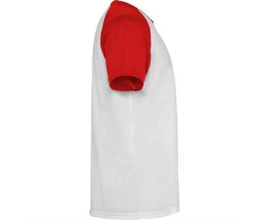 Спортивная футболка INDIANAPOLIS мужская, БЕЛЫЙ/КРАСНЫЙ S, Цвет: белый/красный, изображение 4