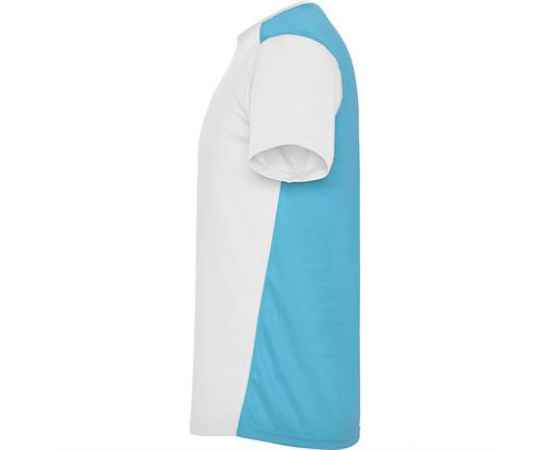 Спортивная футболка DETROIT мужская, БЕЛЫЙ/БИРЮЗОВЫЙ S, Цвет: Белый/Бирюзовый, изображение 3