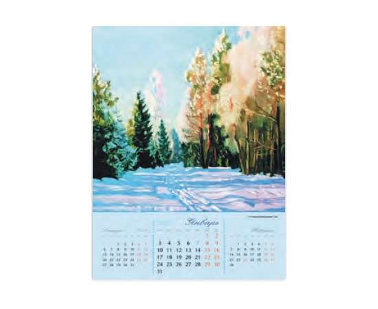 Календарь на 2022 год Времена года в русской живописи, изображение 2