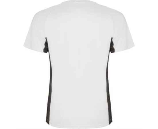 Спортивная футболка SHANGHAI мужская, БЕЛЫЙ/ТЕМНЫЙ ГРАФИТ S, Цвет: Белый/Темный графит, изображение 2