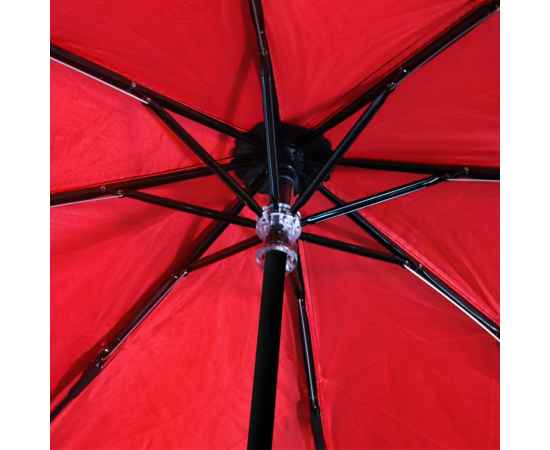 Зонт  Glamour, черно-красный, Цвет: красный, изображение 2