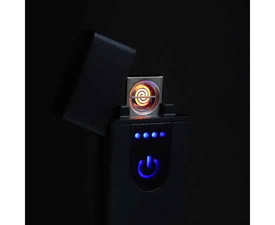 Зажигалка-накопитель USB Abigail, черная, Цвет: черный, изображение 3