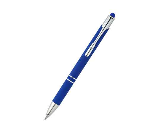 Ручка металлическая Ingrid софт-тач, синяя, изображение 2