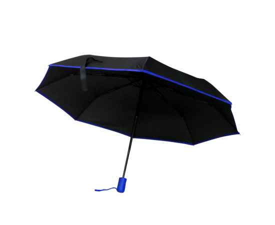 Противоштормовой автоматический зонт Line, синий, Цвет: синий, изображение 2