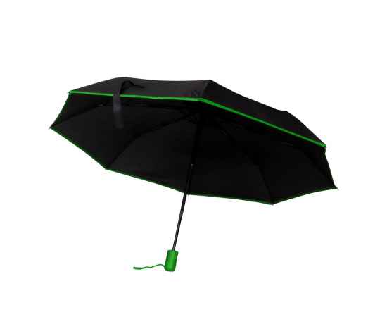 Противоштормовой автоматический зонт Line, зеленый, Цвет: зеленый, изображение 2