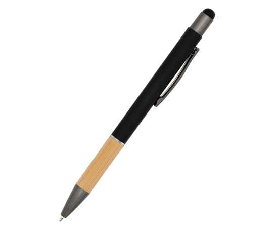 Ручка металлическая Сайрис софт-тач, черная, Цвет: черный, изображение 2