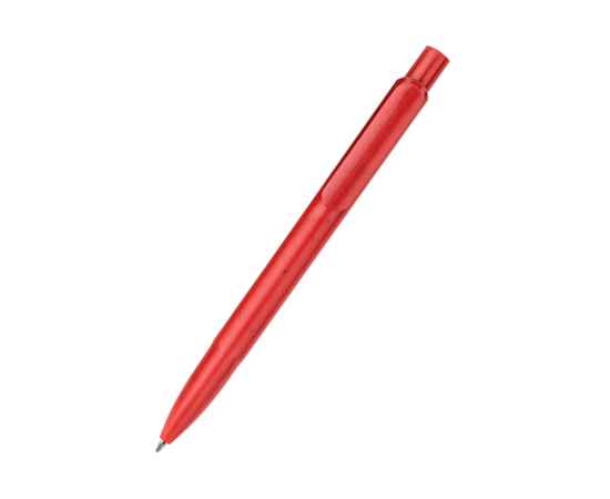 Ручка из биоразлагаемой пшеничной соломы Melanie, красная, Цвет: красный, изображение 2