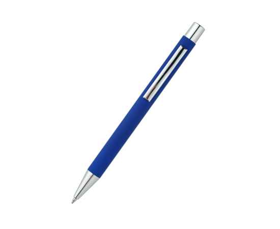 Ручка металлическая Rebecca софт-тач, синяя, Цвет: синий, изображение 2