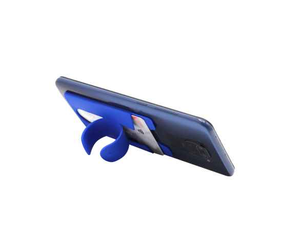Держатель карт на телефоне Skat, синий, Цвет: синий, изображение 5