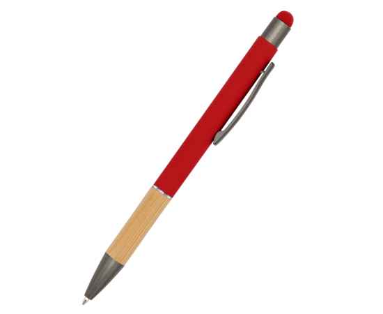 Ручка металлическая Сайрис софт-тач, красная, Цвет: красный, изображение 2