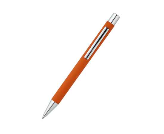 Ручка металлическая Rebecca софт-тач, оранжевая, Цвет: оранжевый, изображение 2