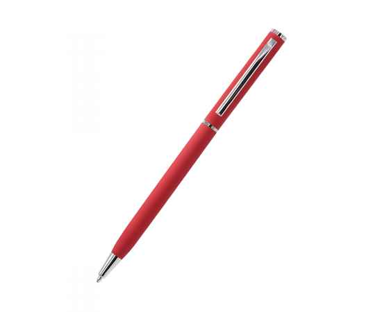 Ручка металлическая Tinny Soft софт-тач, красная, Цвет: красный, изображение 2