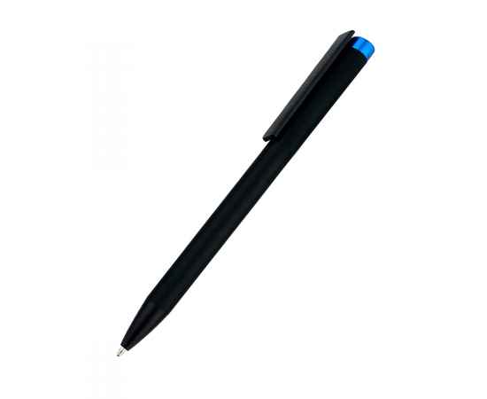 Ручка металлическая Slice Soft софт-тач, синяя, Цвет: синий, изображение 2