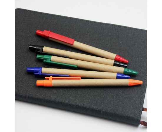 Шариковая ручка Natural Bio, оранжевая, Цвет: оранжевый, изображение 2