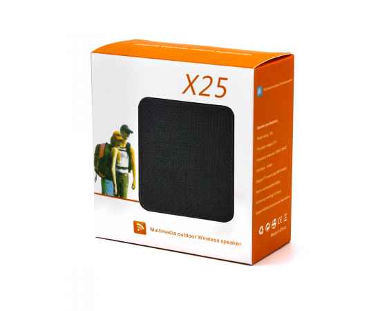 Беспроводная Bluetooth колонка X25 Outdoor (BLTS01), черная, Цвет: черный, изображение 3