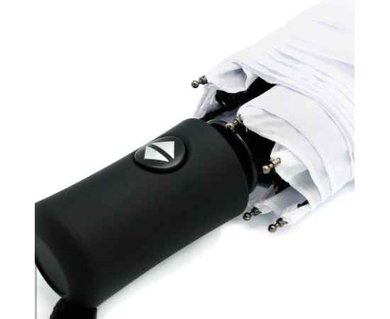 Автоматический противоштормовой зонт Vortex, белый, Цвет: белый, изображение 3