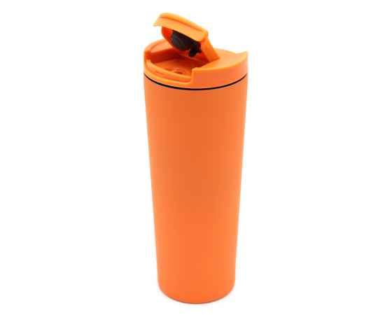 Термокружка Carroll софт-тач, оранжевого цвета, Цвет: оранжевый, Объем: 480 мл, изображение 2