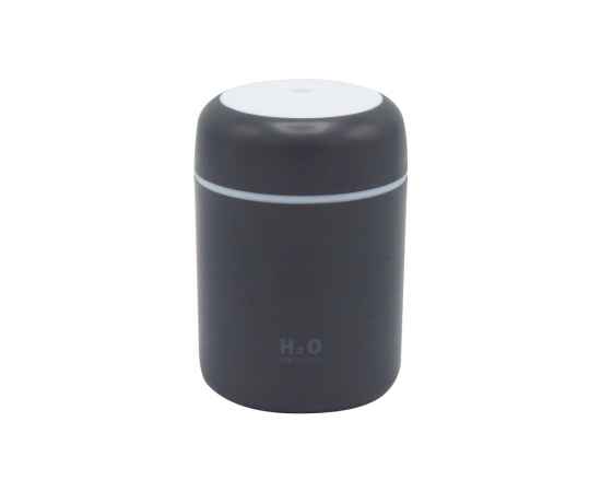 Светодиодный USB увлажнитель Aroma, серый, Цвет: темно-серый, Объем: 350 мл, изображение 2