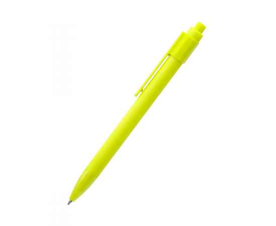 Ручка пластиковая Pit Soft софт-тач, желтая, Цвет: желтый, изображение 2