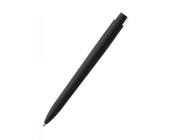 Ручка пластиковая T-pen софт-тач, черная, Цвет: черный, изображение 4