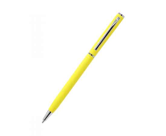 Ручка металлическая Tinny Soft софт-тач, желтая, Цвет: желтый, изображение 2