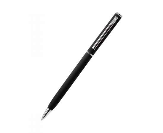 Ручка металлическая Tinny Soft софт-тач, черная, Цвет: черный, изображение 2