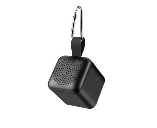 Bluetooth колонка Slaigo mini, стерео TWS, черный, изображение 3