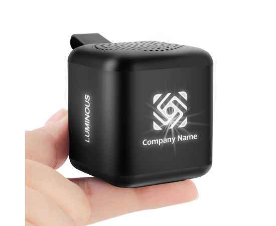 Bluetooth колонка Slaigo mini, стерео TWS, черный, изображение 5