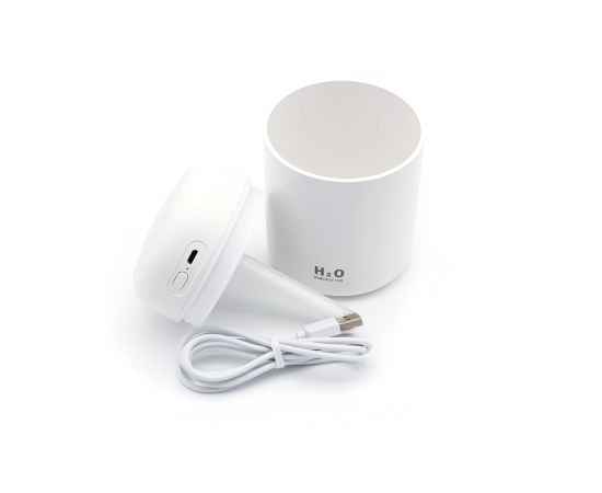 Светодиодный USB увлажнитель Aroma, белый, Цвет: белый, Объем: 350 мл, изображение 2