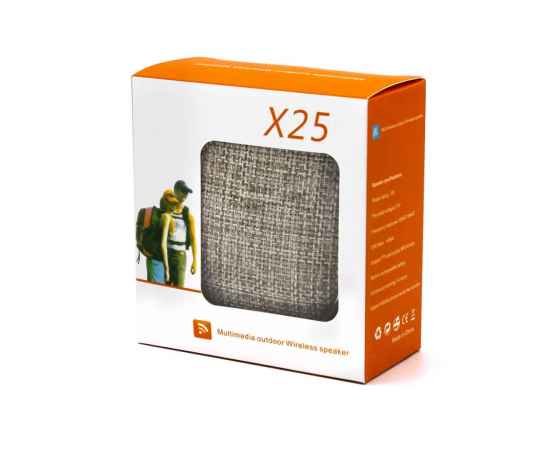 Беспроводная Bluetooth колонка X25 Outdoor (BLTS01), серая, Цвет: серый, изображение 3