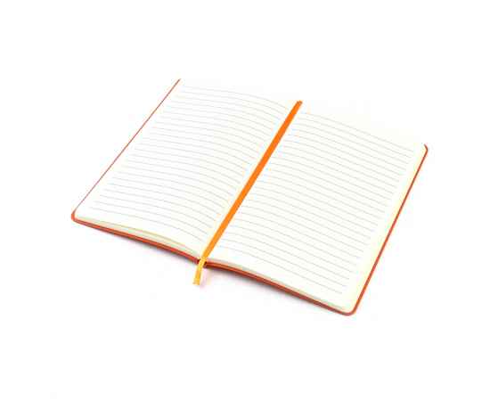 Блокнот A5 &quot;Molto&quot; c линованными страницами, оранжевый, Цвет: оранжевый, изображение 2
