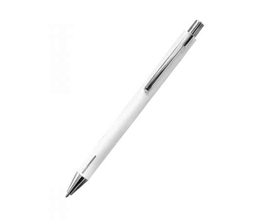 Ручка металлическая Elegant Soft софт-тач, белая, Цвет: белый, изображение 2